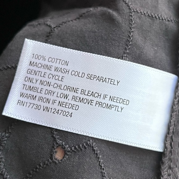 NWT a new day Minimalist Sz XXL Eyelet Short-Sleeve Button Down Shirt & Tank Set - Picture 13 of 14